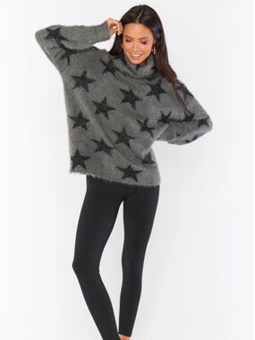 Show Me Your MuMu White Turtleneck Sweater XS